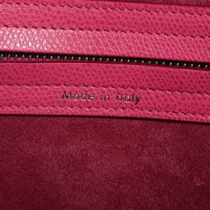 Celine Grained Calfskin Medium Phantom Luggage Fuchsia 8 of 9