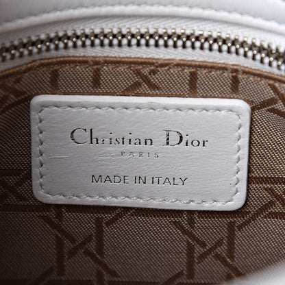 Christian Dior Lambskin Cannage Mini Lady Dior White 6 of 15