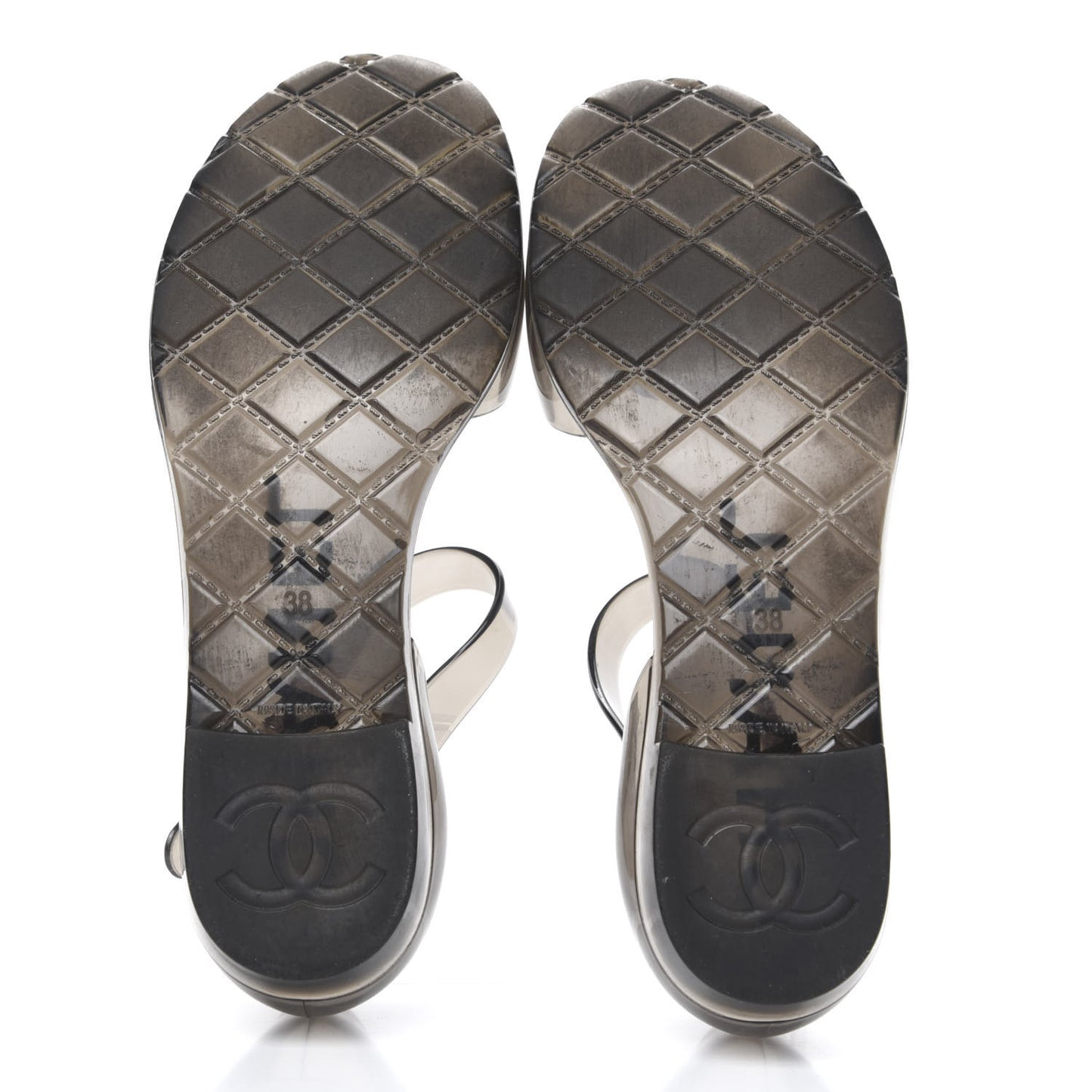 Jelly Camellia CC Sandals 38 Grey
