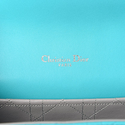 Christian Dior Lambskin Cannage Large Miss Dior Flap Turquoise 6 of 9