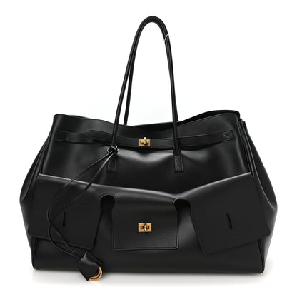 Balenciaga Smooth Calfskin XL Bel Air Carry All Bag Black 1 of 9