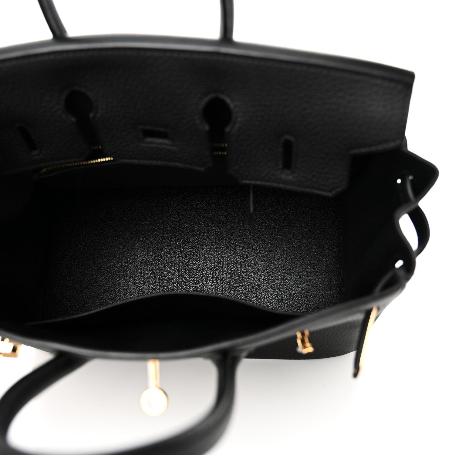 Hermes Togo Birkin 25 Black 5 of 11