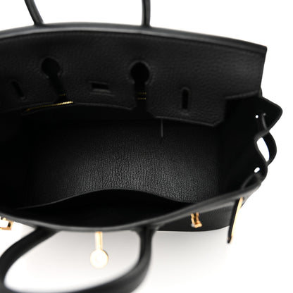 Hermes Togo Birkin 25 Black 5 of 11