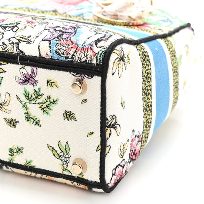 Christian Dior Canvas D-Constellation Embroidered Medium Lady D-Lite Latte Multicolor 9 of 10