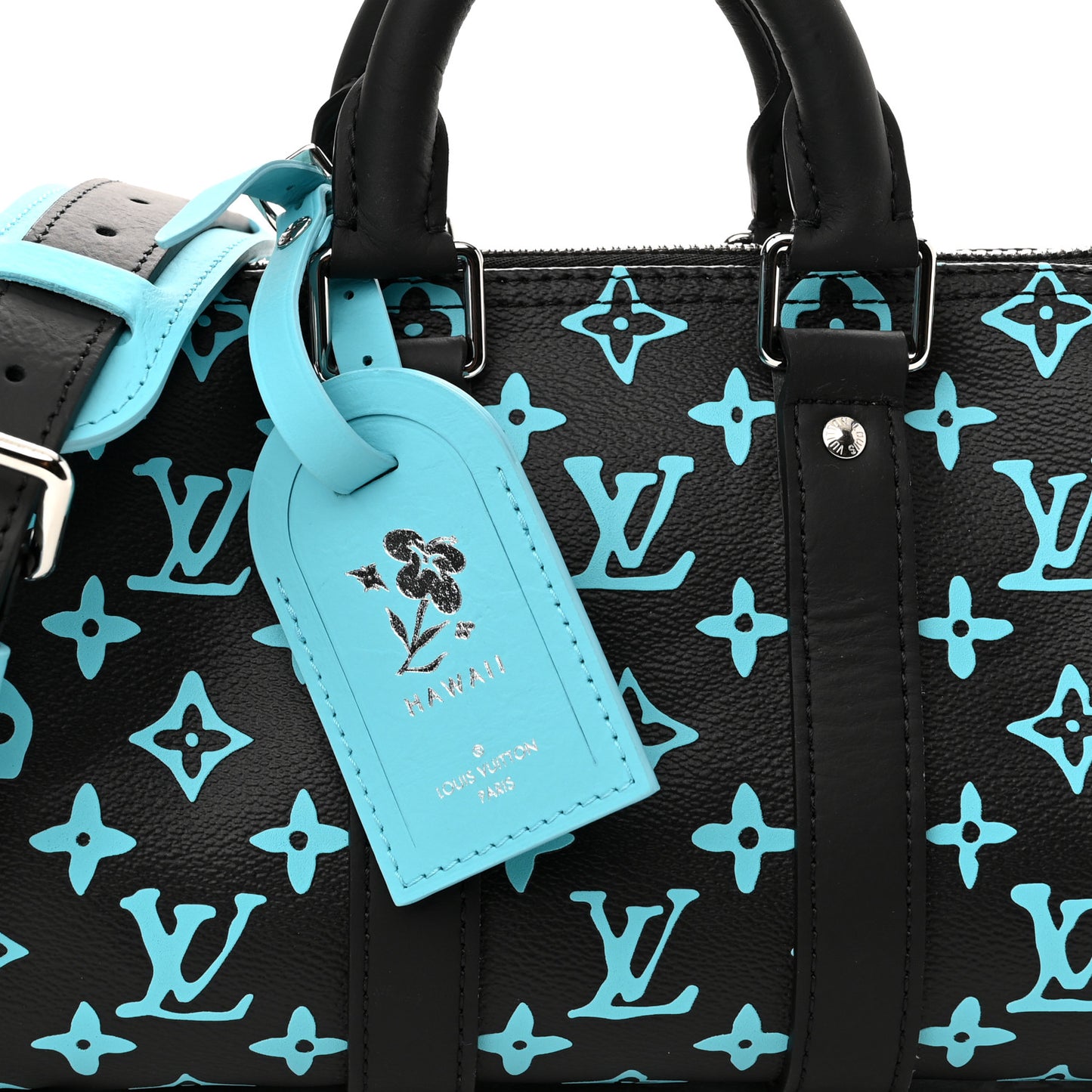 Monogram Playground Keepall Bandouliere 25 Black