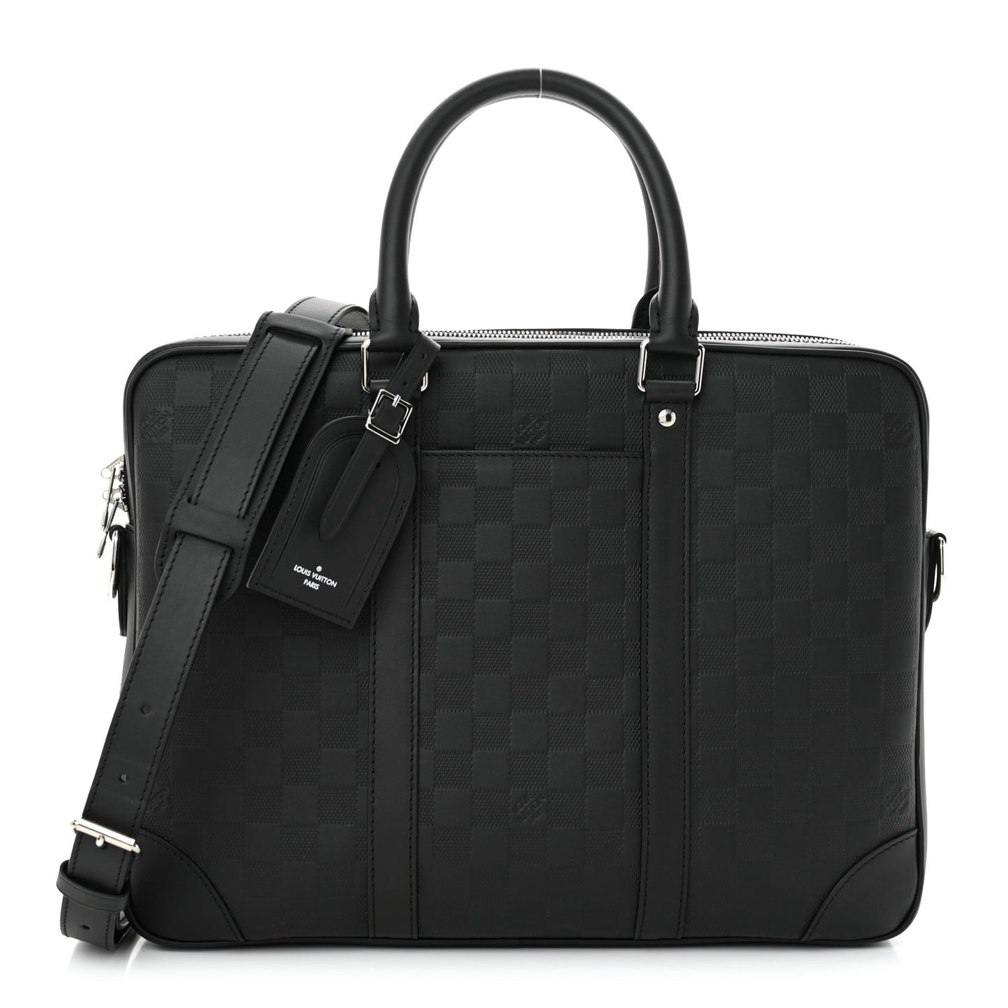 Damier Infini Porte-Documents Voyage PM Onyx