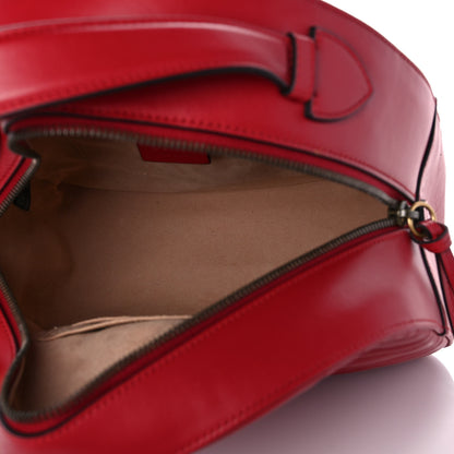 Gucci Calfskin Matelasse GG Marmont Dome Backpack Hibiscus Red 5 of 13