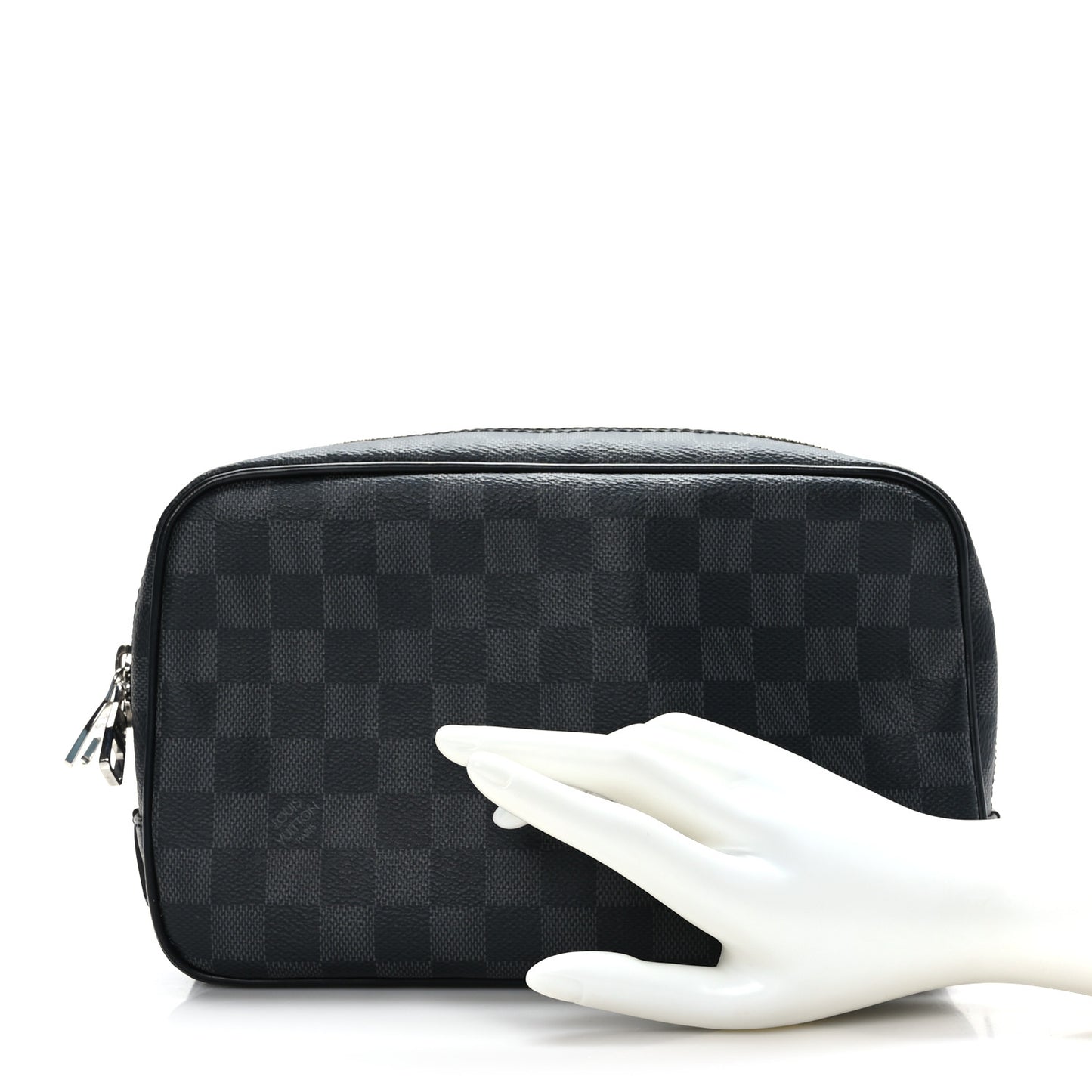 Damier Graphite Toilet Pouch GM