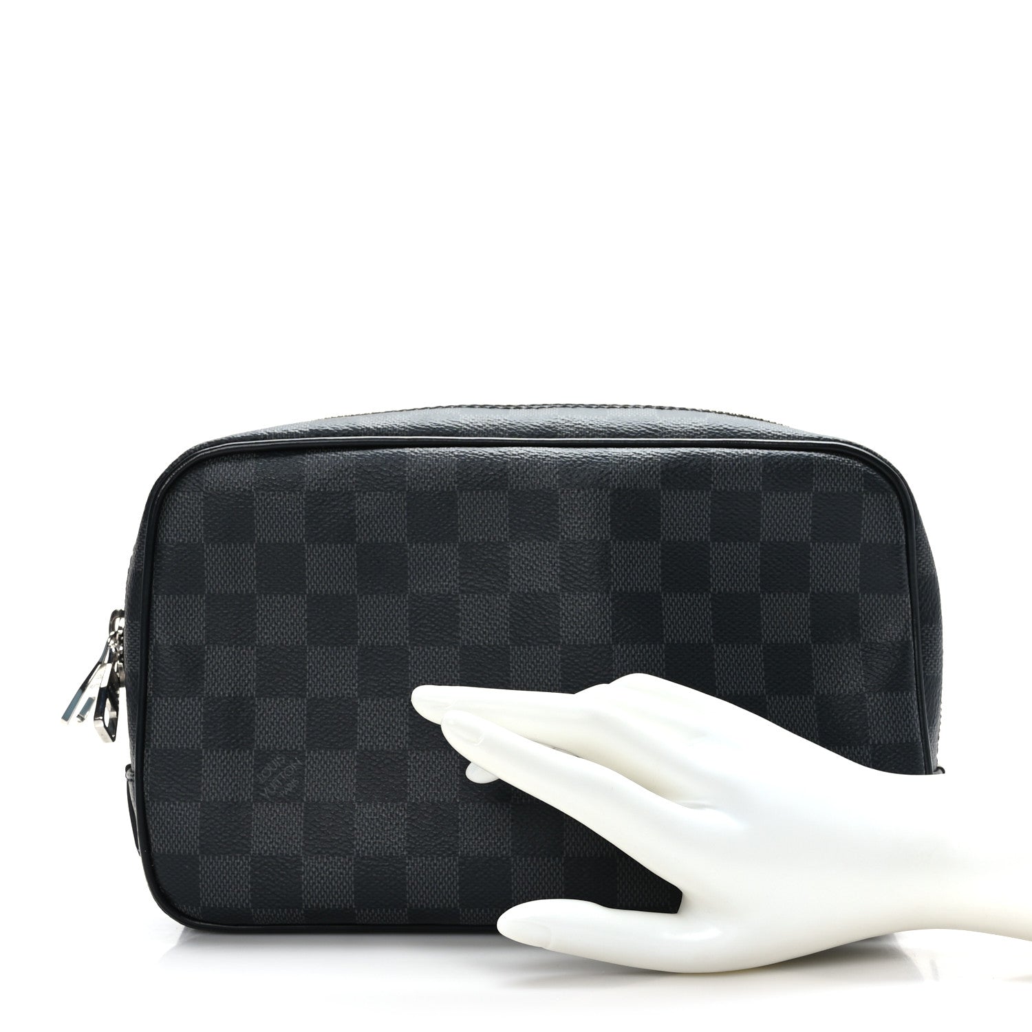 Louis Vuitton Damier Graphite Toilet Pouch GM 2 of 8