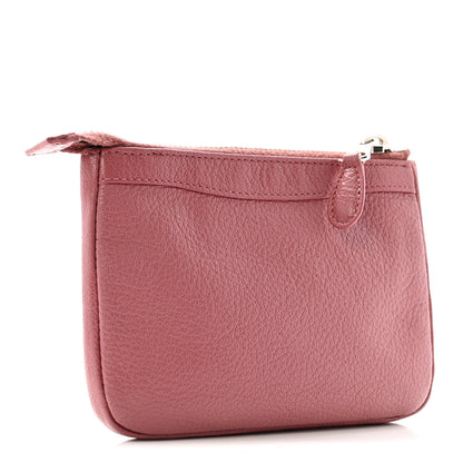 Balenciaga Agneau Giant 12 Silver Hardware M Porte-Monnaie Coin Purse Rose Bruyere 3 of 8