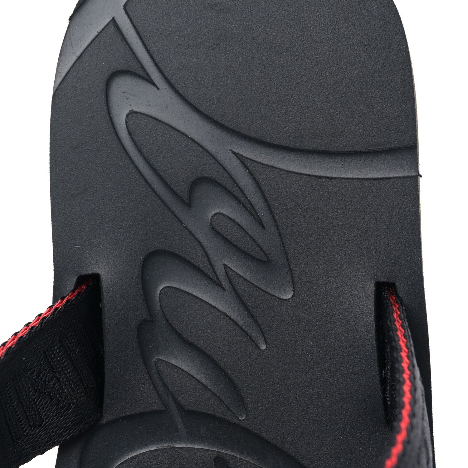 Christian Louboutin Rubber Surf Mens Flat Sandal 40 Black 7 of 7