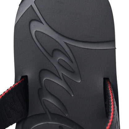 Christian Louboutin Rubber Surf Mens Flat Sandal 40 Black 7 of 7