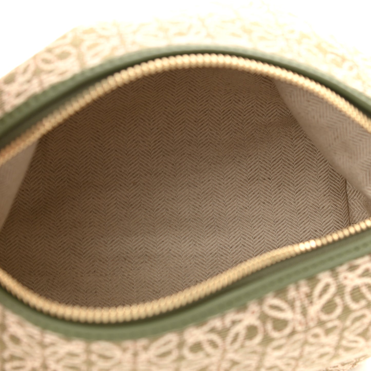 Jacquard Anagram Calfskin Small Cubi Bag Avocado Green
