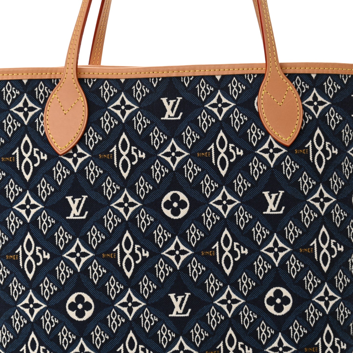 Jacquard Since 1854 Neverfull MM Blue