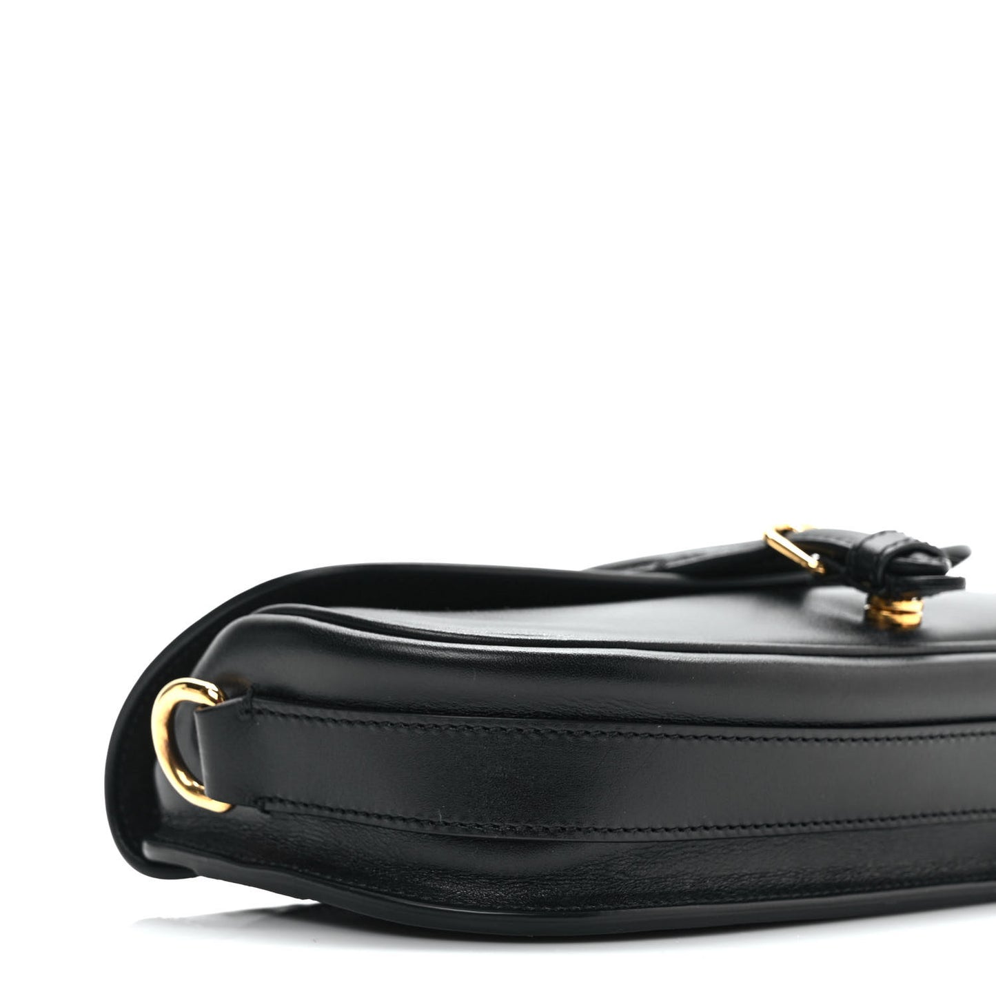 Box Calfskin East West Bobby Bag Black