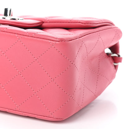 Chanel Lambskin Quilted Mini Square Flap Pink 9 of 9