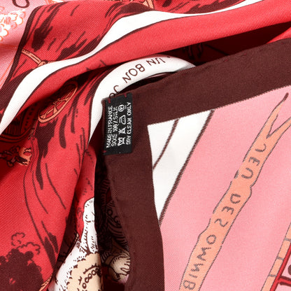 Hermes Silk Jeu Des Omnibus Et Dames Blanches Scarf 70 3 of 3