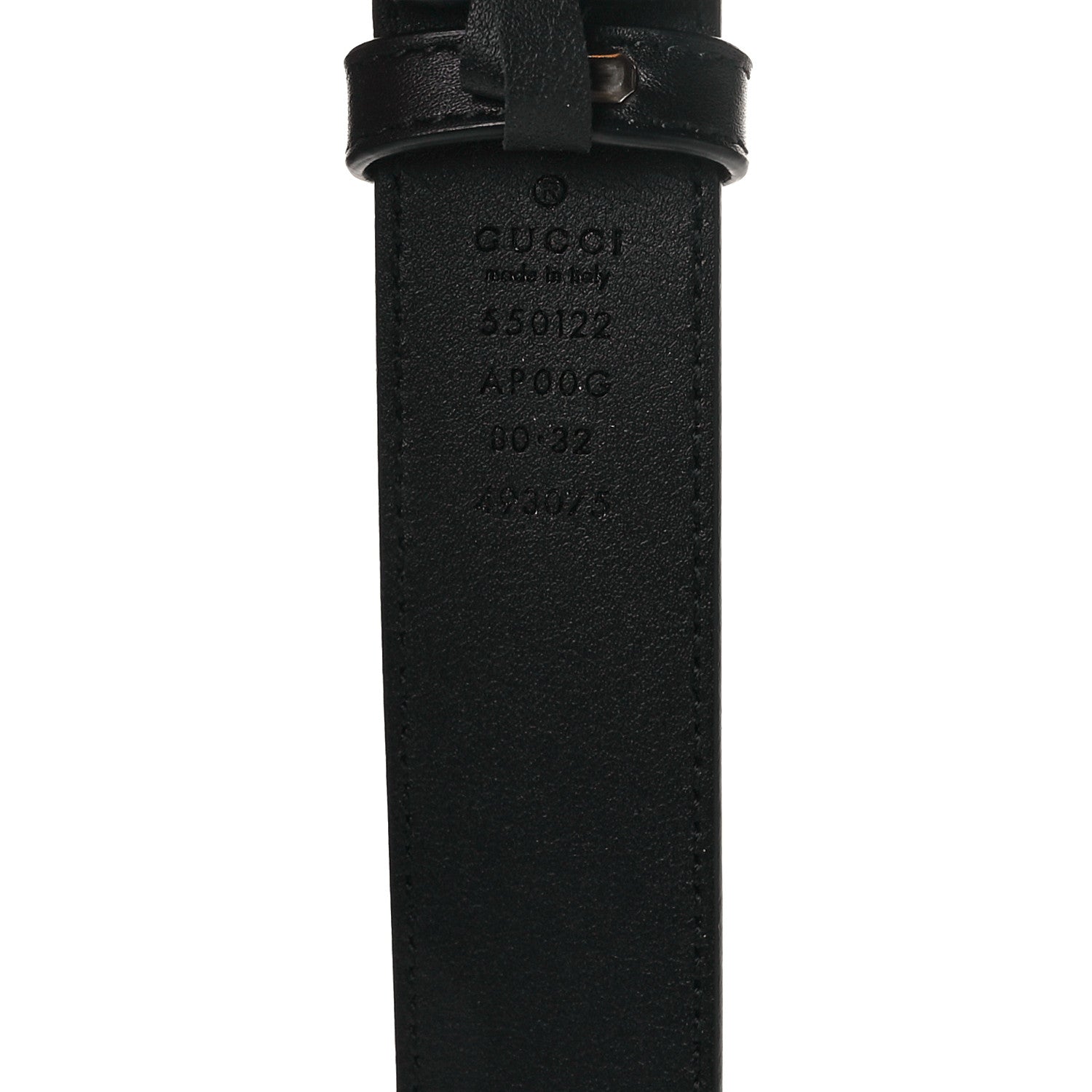 Gucci Calfskin Zumi 30mm Belt 80 32 Black 3 of 7