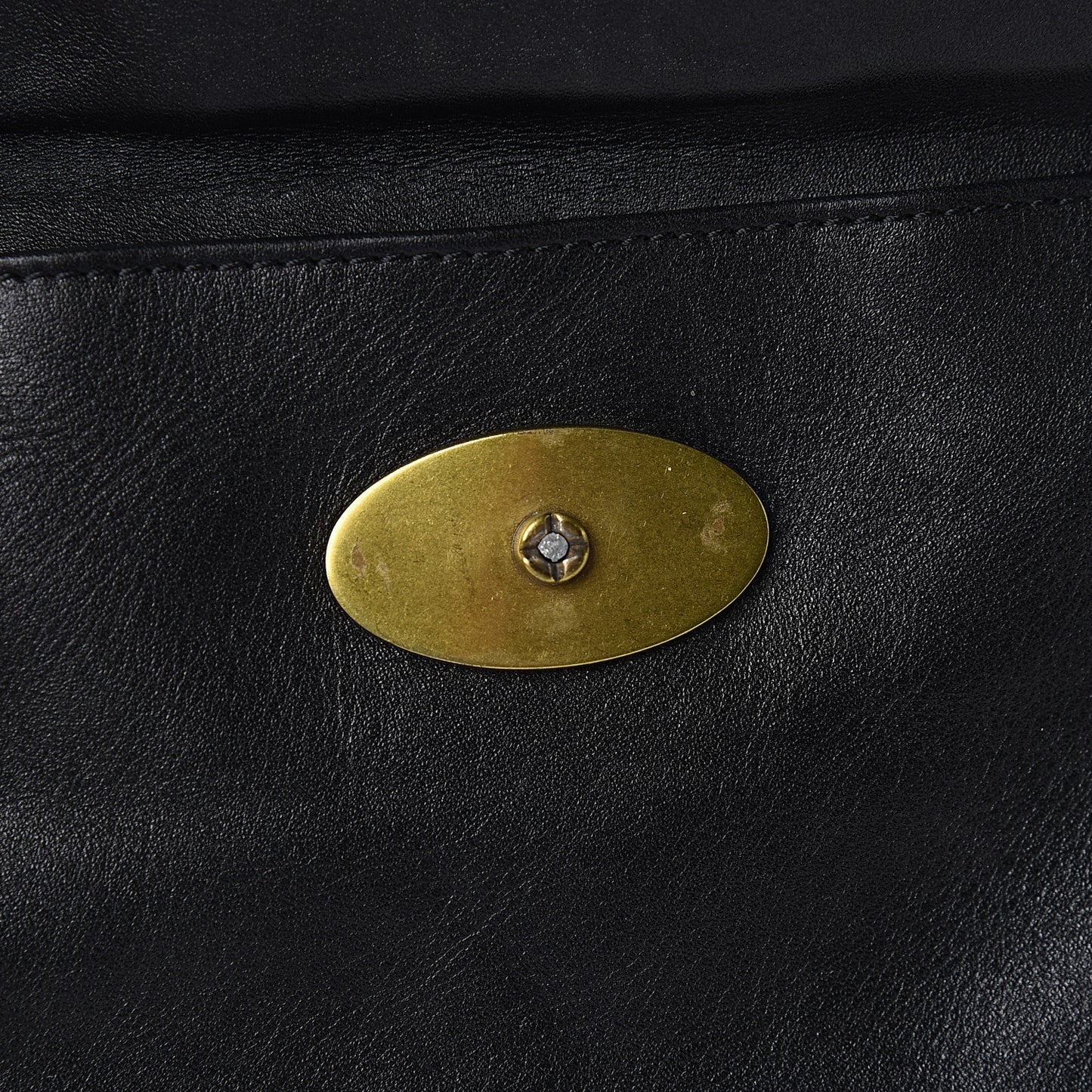 Glossy Goatskin Darley Cosmetic Pouch Black
