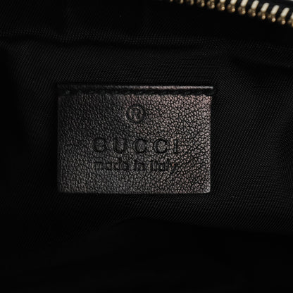 Gucci Guccissima Signature New Britt Wristlet Black 6 of 7