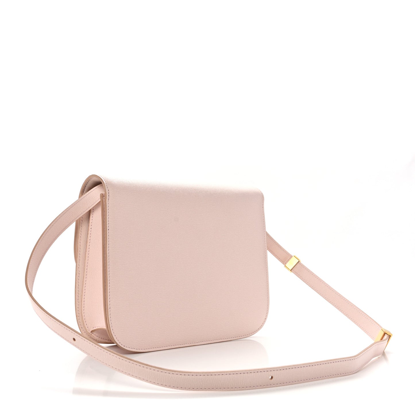 Liege Calfskin Medium Classic Box Flap Bag Pale Pink