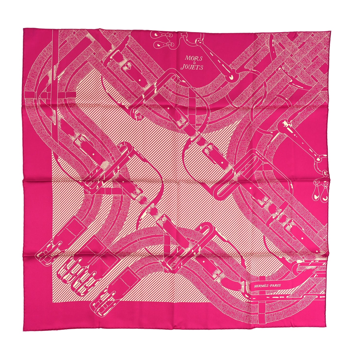 Silk Mors A Jouets Chemise Scarf 90 Petunia Creme