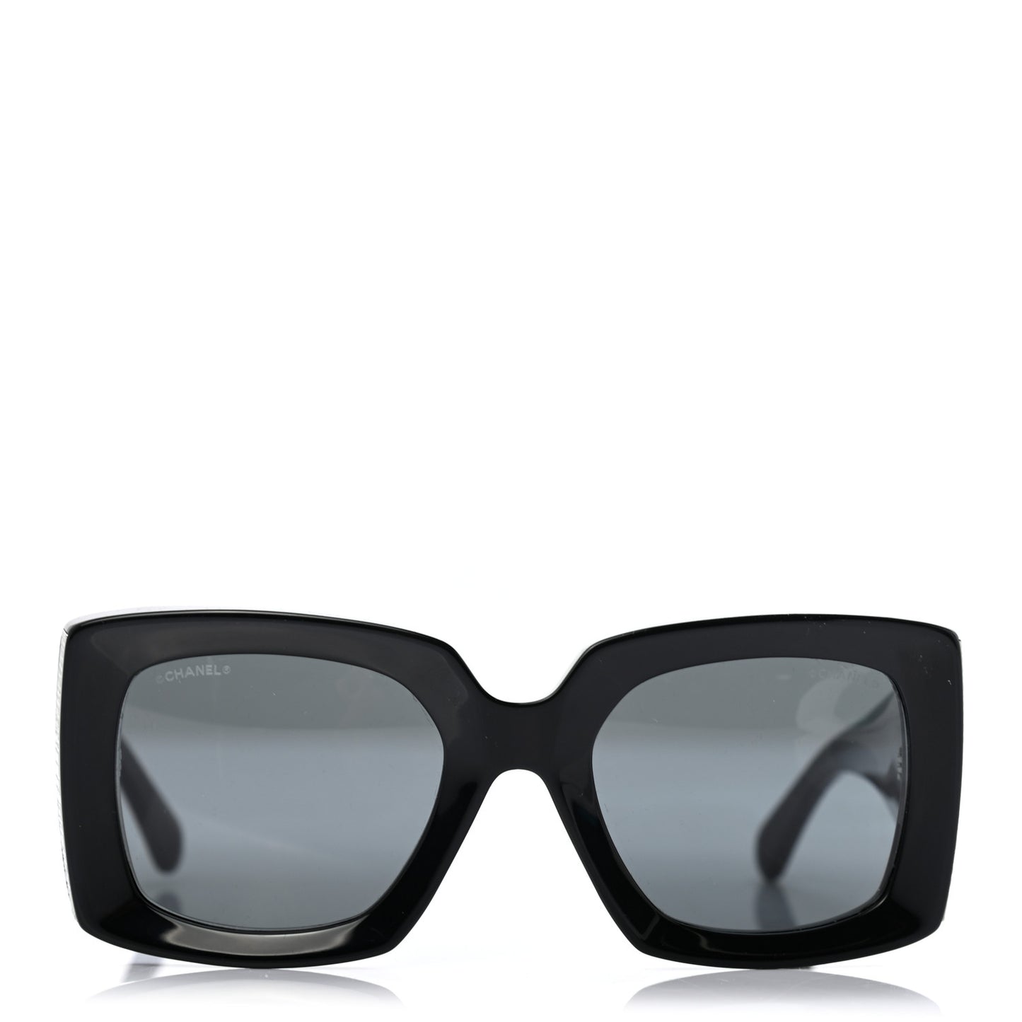 Acetate Rectangle Sunglasses 5435 Black