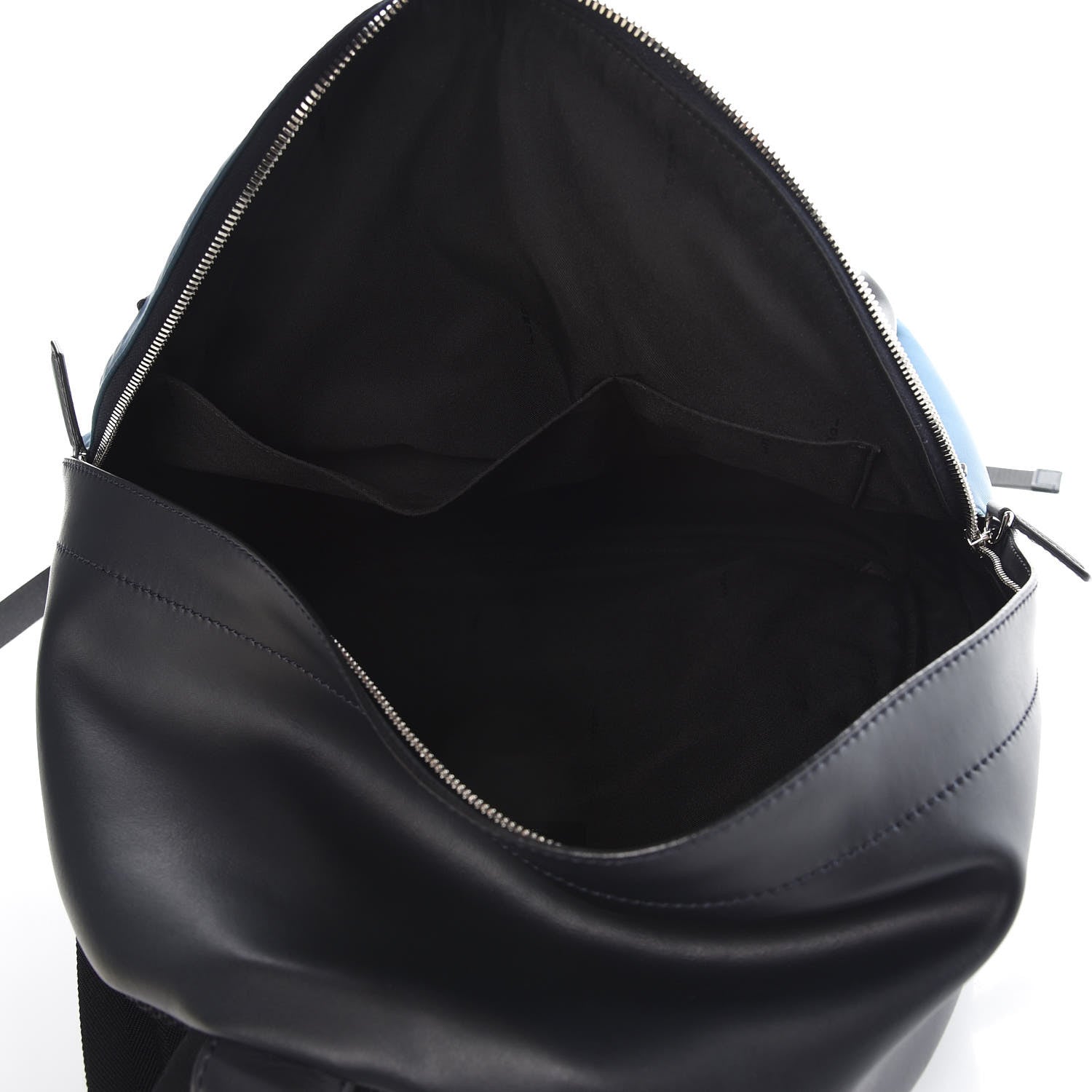 Fendi Nylon Vitello Elite Bag Bug Backpack Marine Acciao 5 of 7