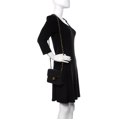 Chanel Lambskin Quilted Mini Square Flap Black 2 of 12
