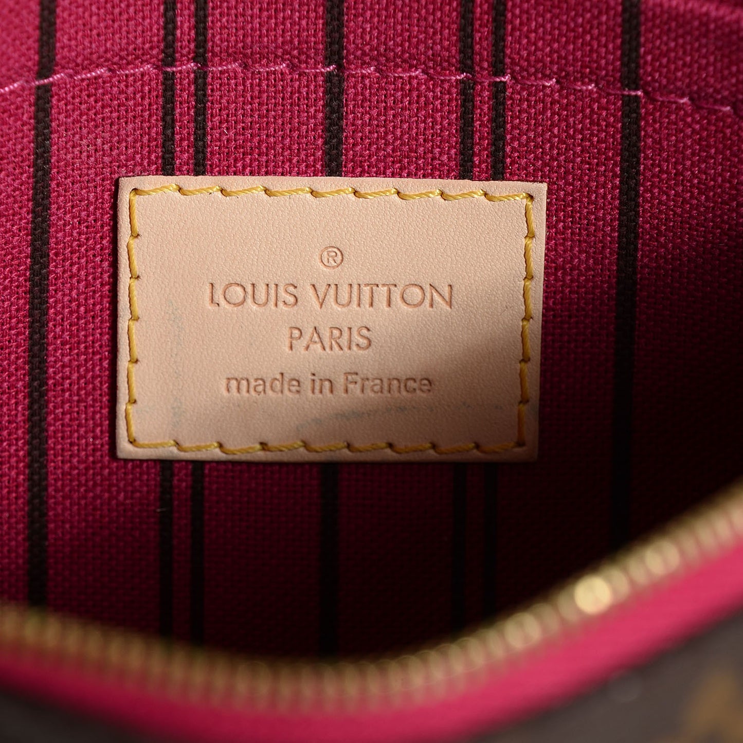Monogram Neverfull MM GM Pochette Pivoine