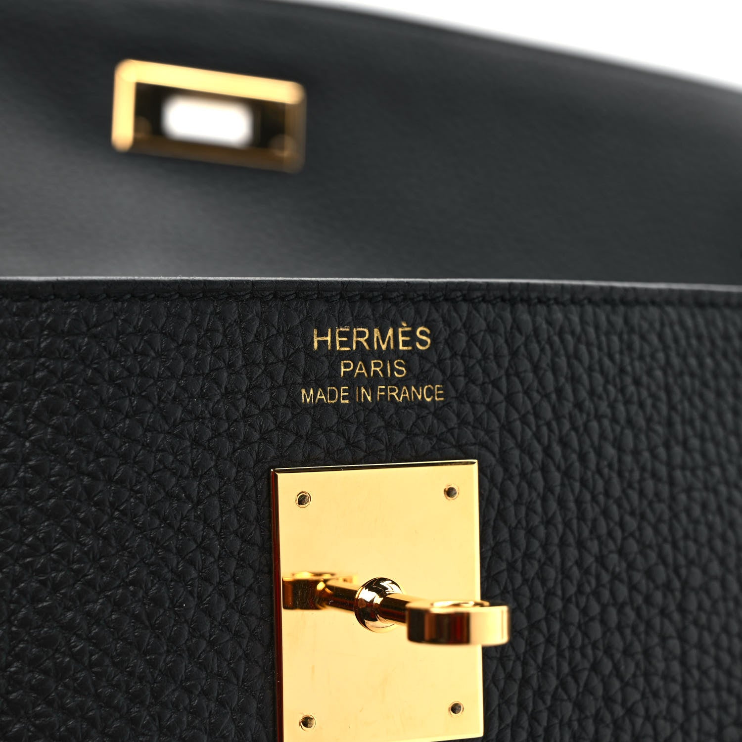 Hermes Togo Kelly Retourne 35 Black 6 of 9