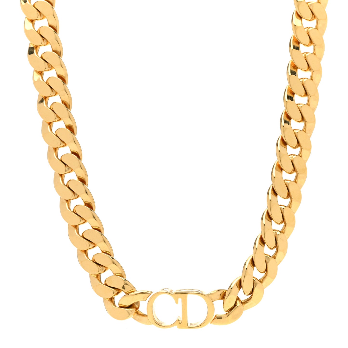 Metal Danseuse Etoile Chain Choker Necklace Gold