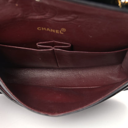 Chanel Lambskin Quilted Medium Double Flap Black 5 of 20