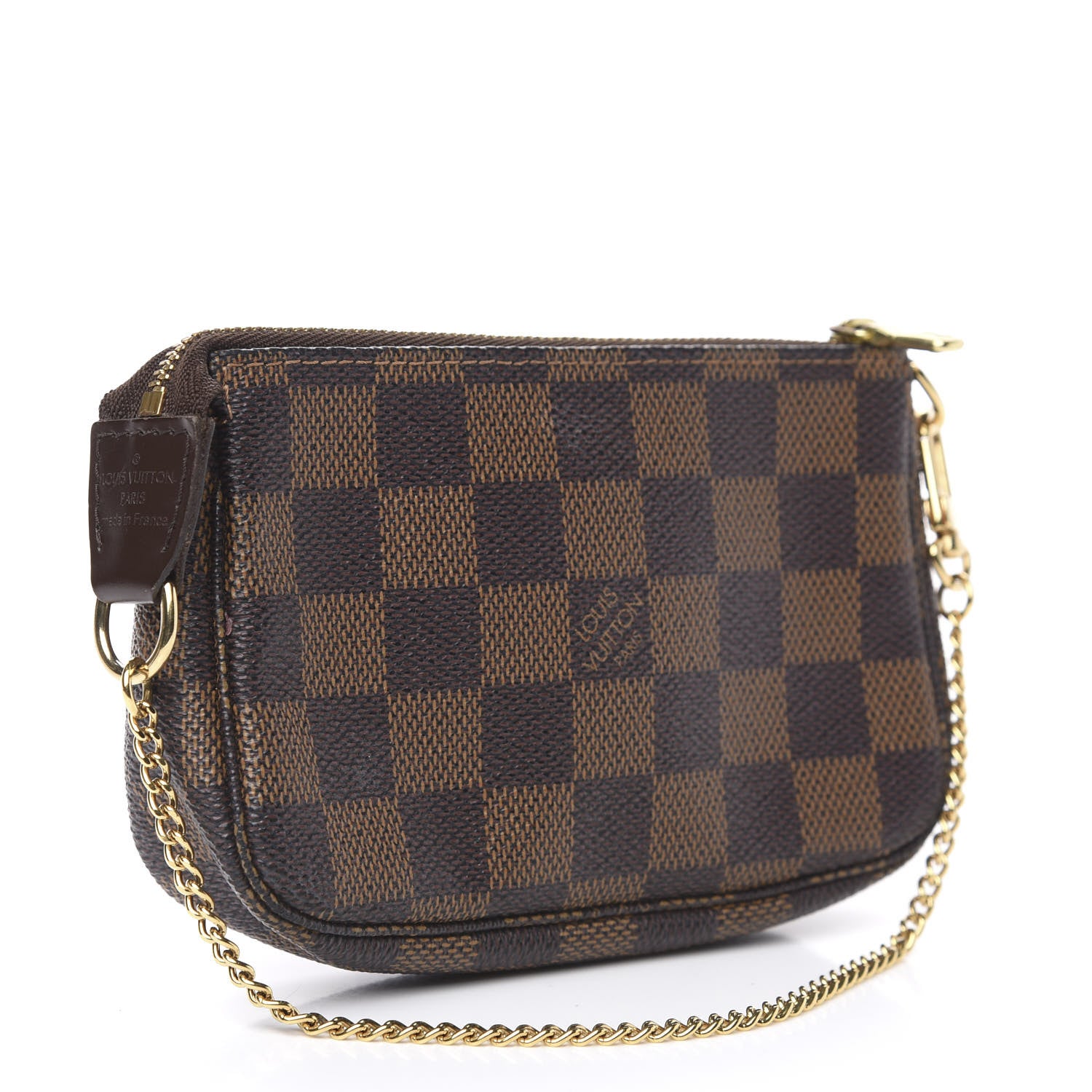 Louis Vuitton Damier Ebene Mini Pochette Accessories 2 of 9