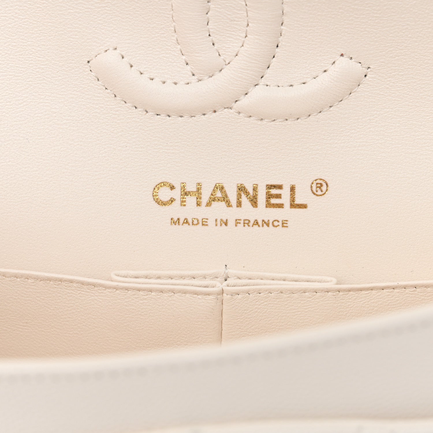 Chanel Caviar Quilted Small Double Flap White 6 of 10