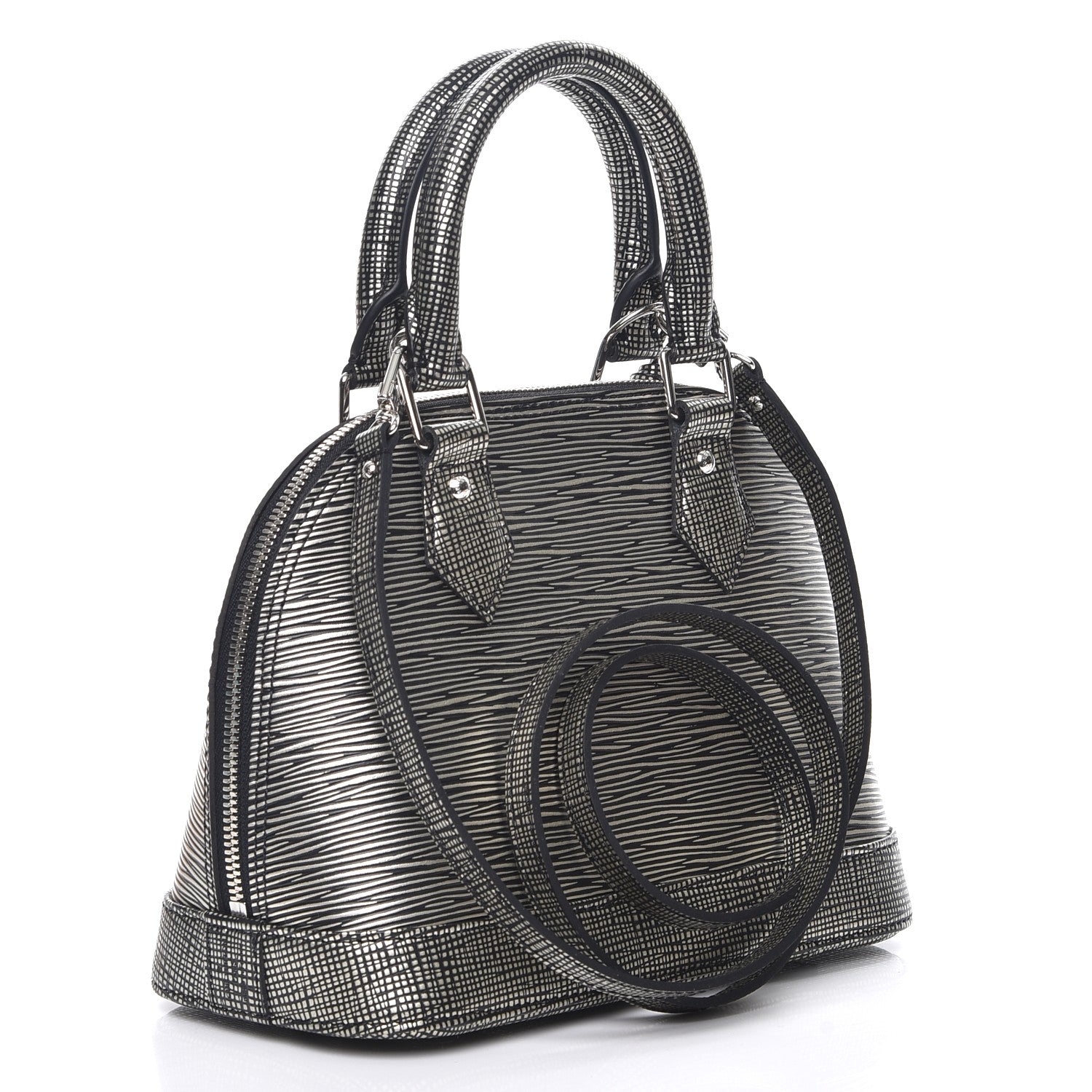 Louis Vuitton Epi Alma BB Platine 4 of 9