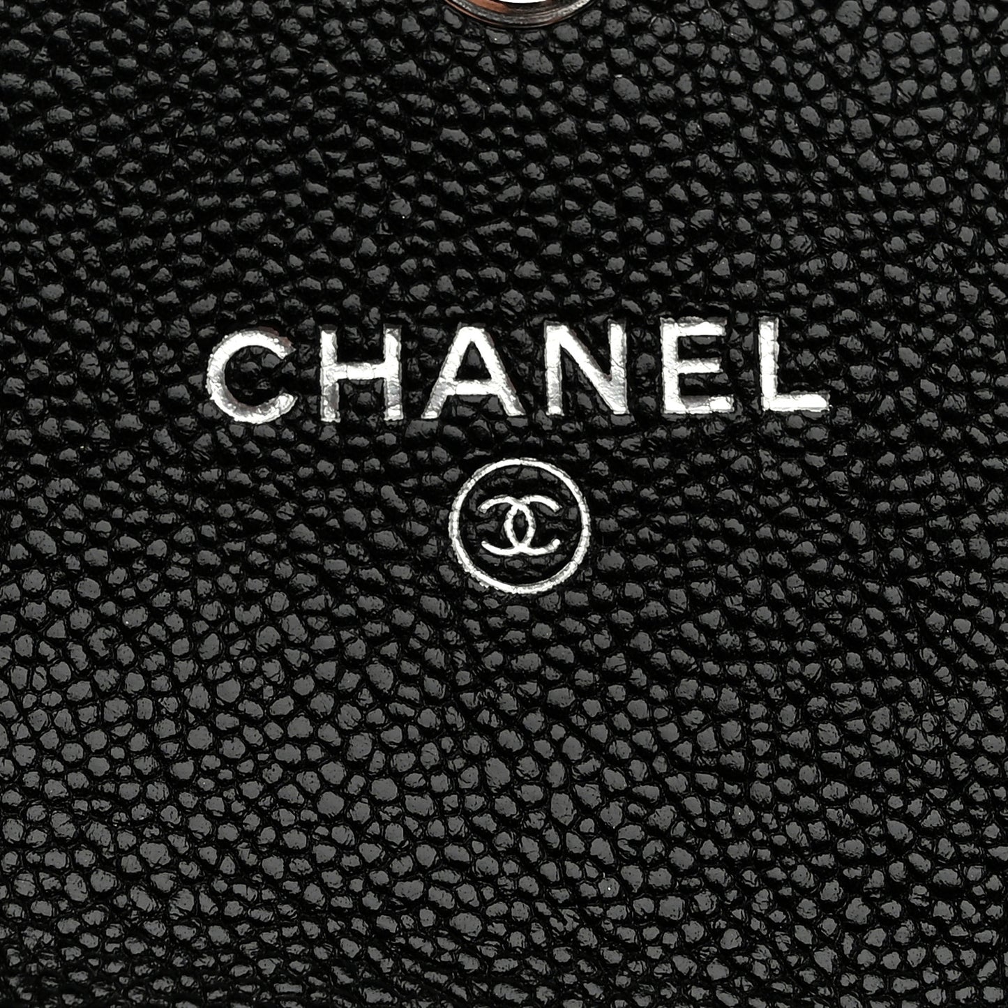 Caviar Quilted Compact Boy Wallet Black