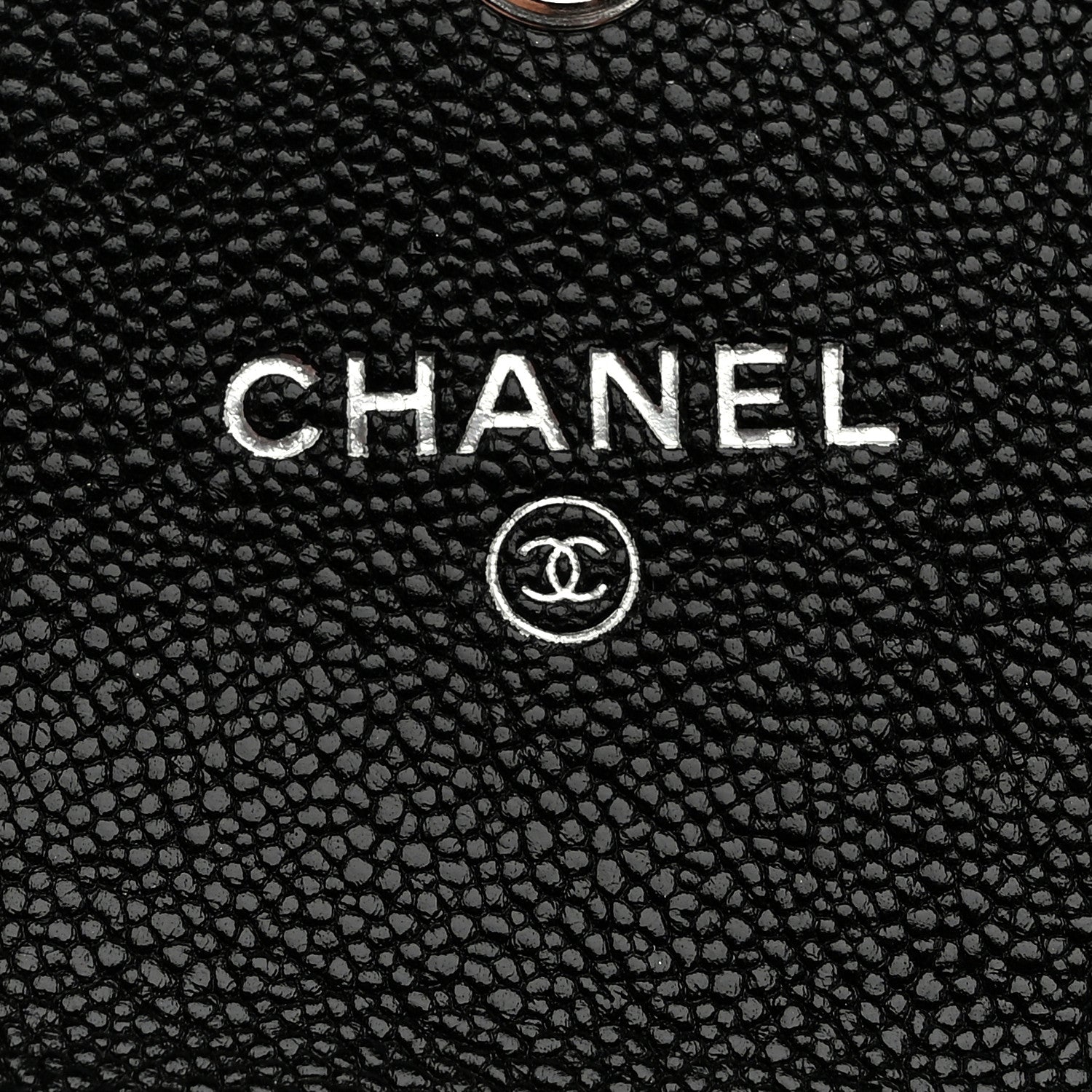 Chanel Caviar Quilted Compact Boy Wallet Black 6 of 8
