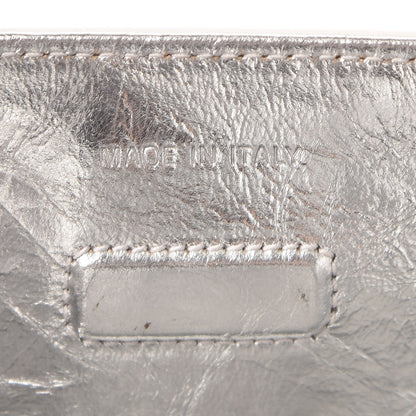 Christian Dior Metallic Calfskin Large Diorever Flap Silver 8 of 10