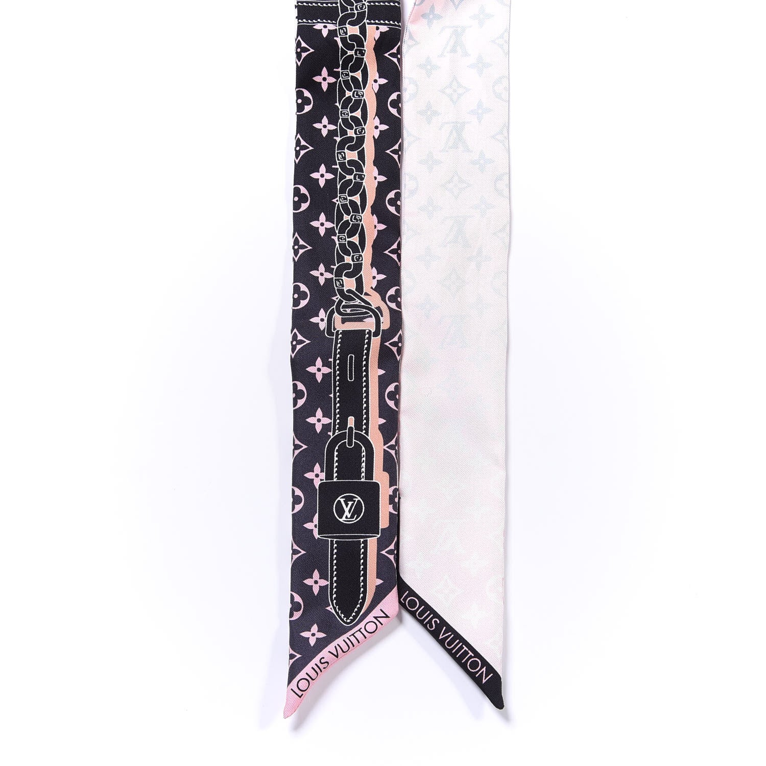 Louis Vuitton Silk Monogram Rising Confidential BB Bandeau Black Rose 2 of 3