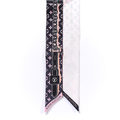 Louis Vuitton Silk Monogram Rising Confidential BB Bandeau Black Rose 2 of 3