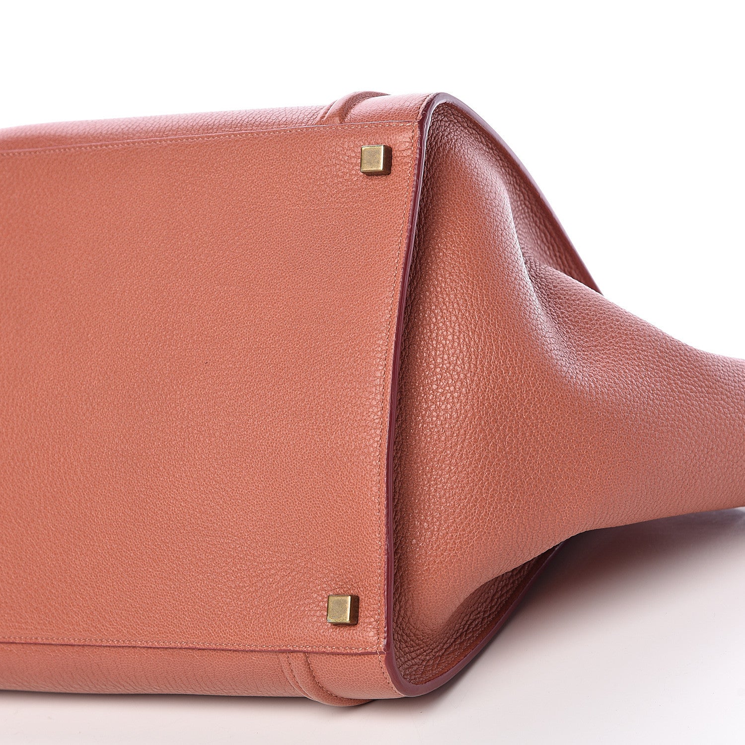 Celine Shiny Grained Calfskin Medium Phantom Luggage Terracotta 11 of 14