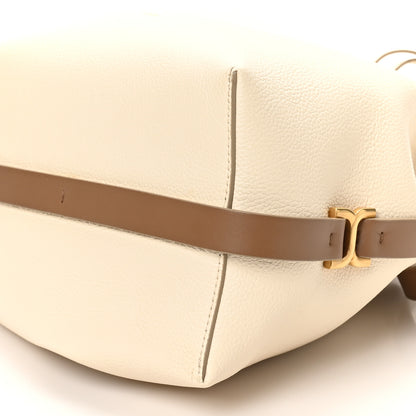 Chloe Grained Calfskin Marcie Bucket Bag Misty Ivory 9 of 9