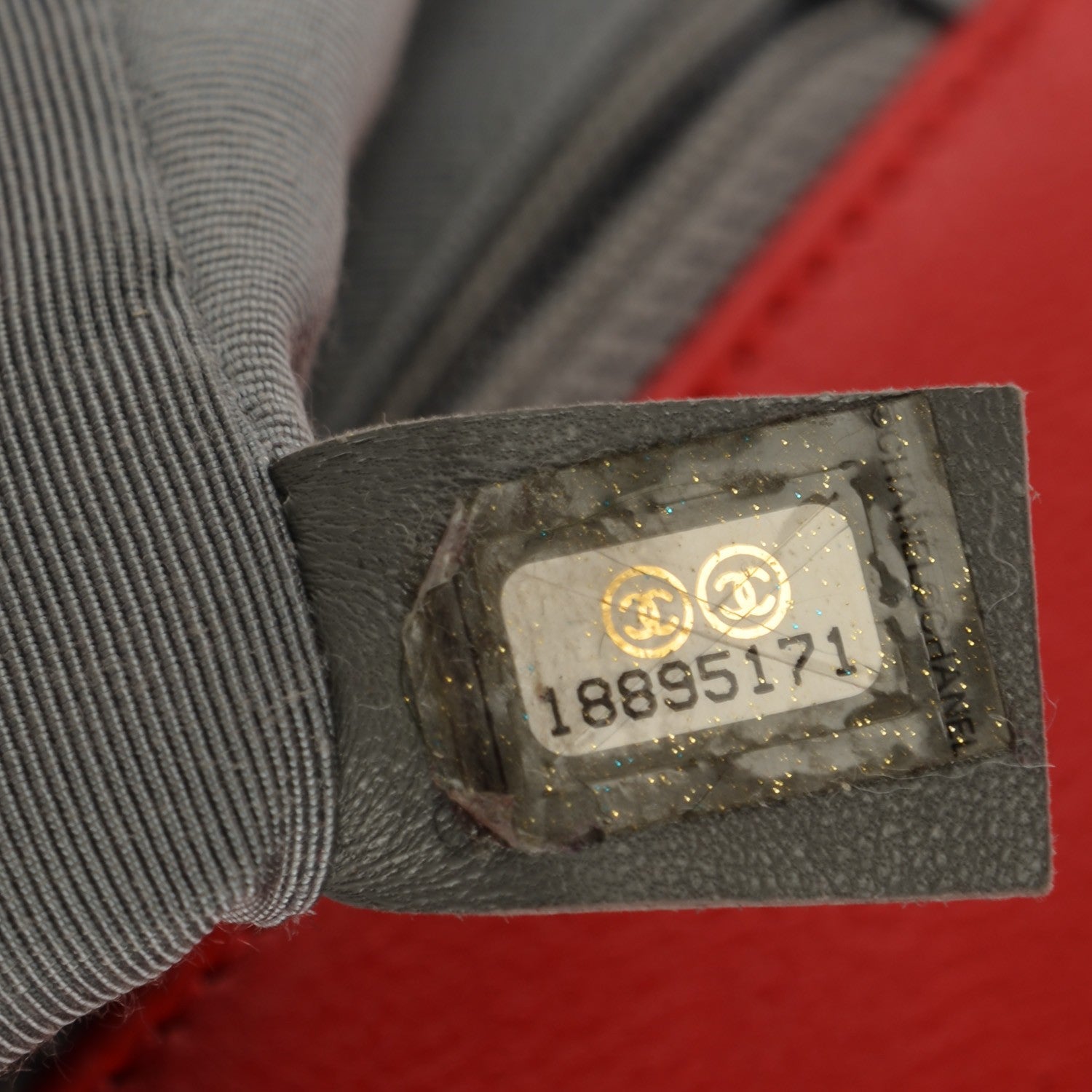 Chanel Calfskin Quilted Double Stitch Large Boy Flap Red 7 of 8