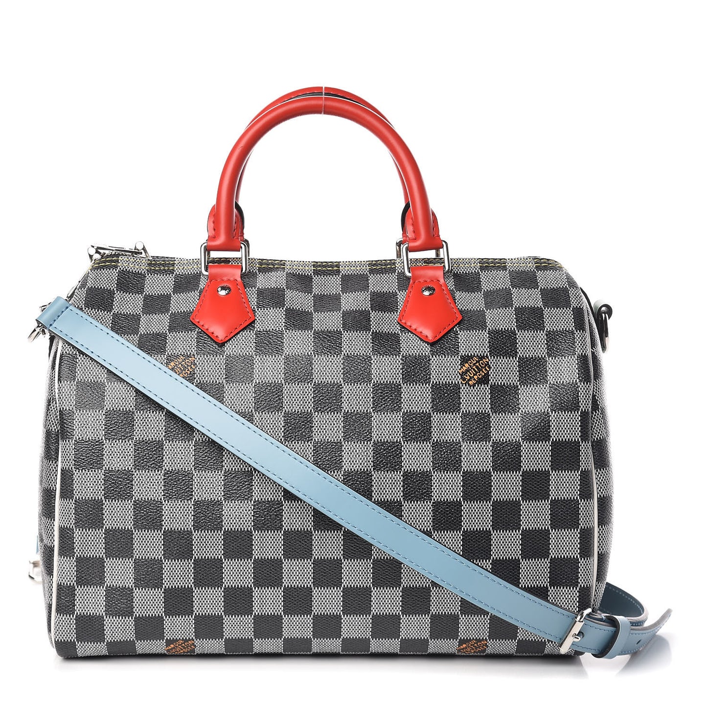 Damier Speedy Bandouliere 30 Black White