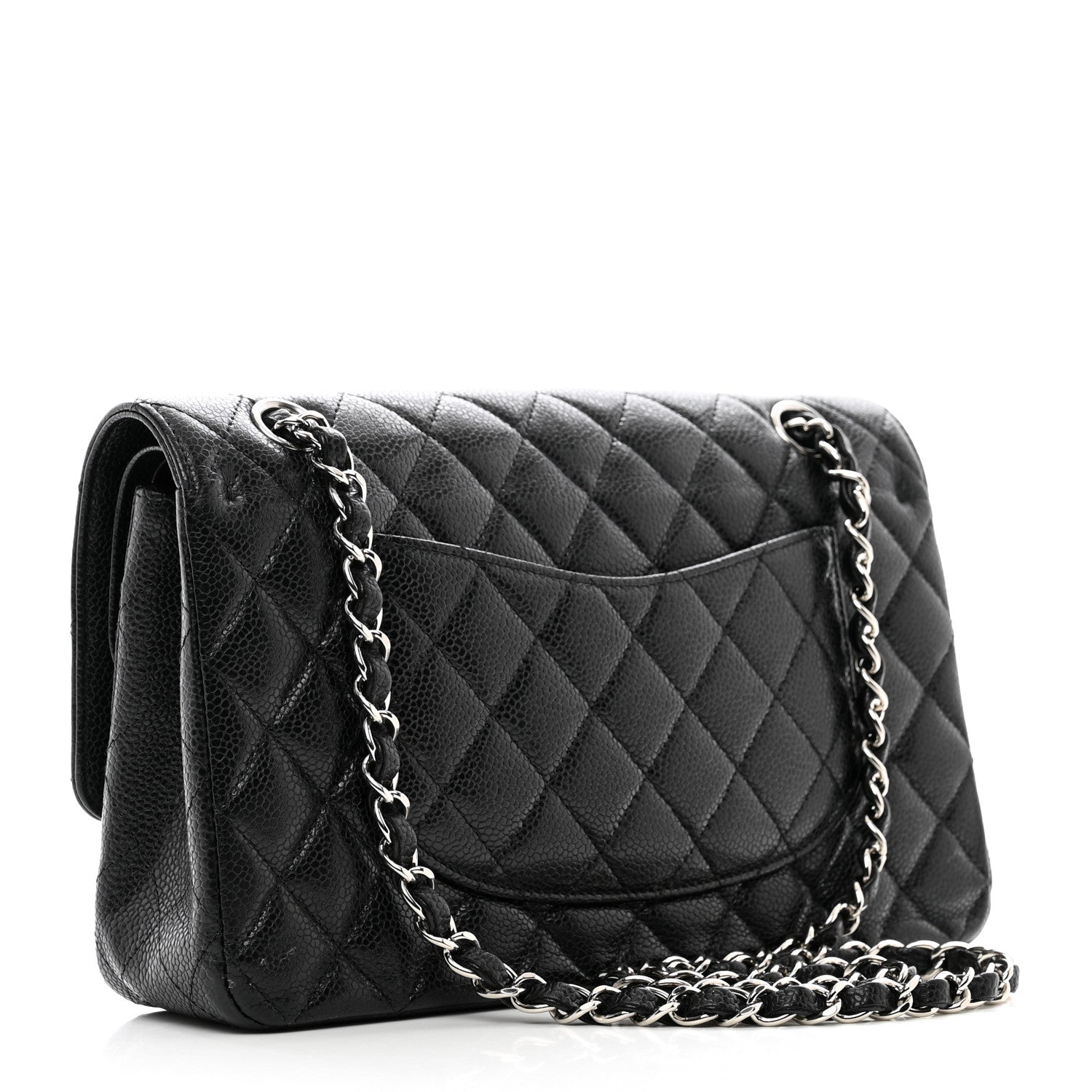 Chanel Caviar Quilted Medium Double Flap Black 3 of 14