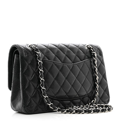 Chanel Caviar Quilted Medium Double Flap Black 3 of 14