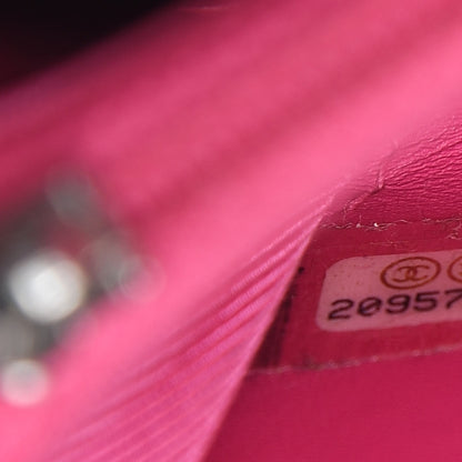 Chanel Caviar Quilted Medium Zip Around Wallet Pink 8 of 20