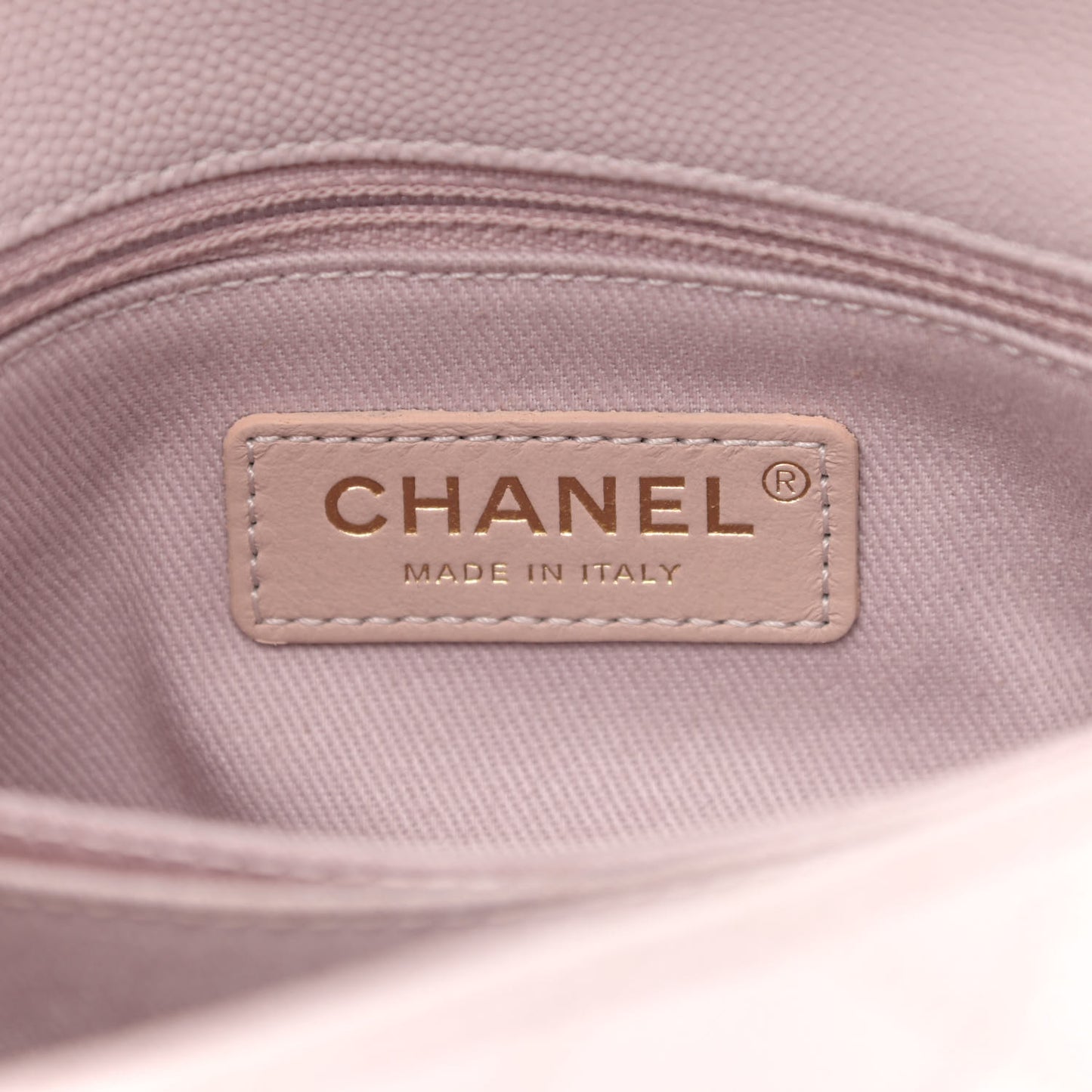 Caviar Quilted Mini Coco Handle Flap Lilas Lilac