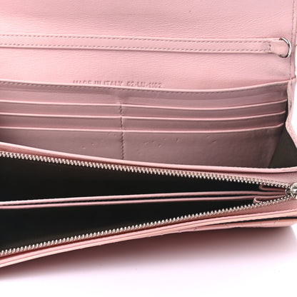 Christian Dior Patent Cannage Lady Dior Rendezvous Wallet On Chain Pink 7 of 9